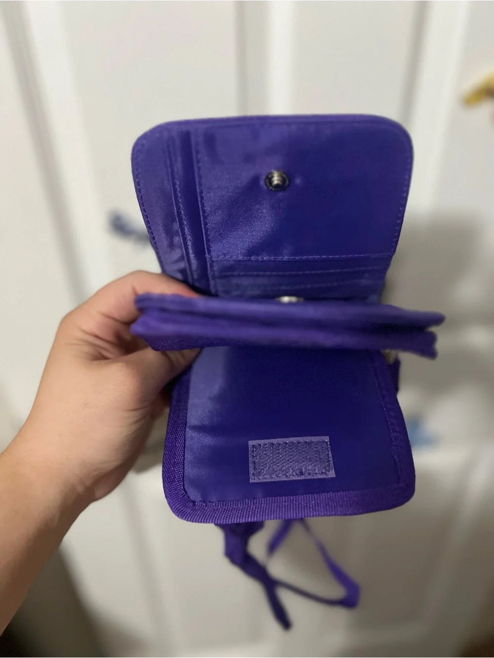 Cartoon Network Purple Character Wristlet Crossbody